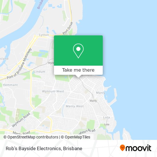 Rob's Bayside Electronics map