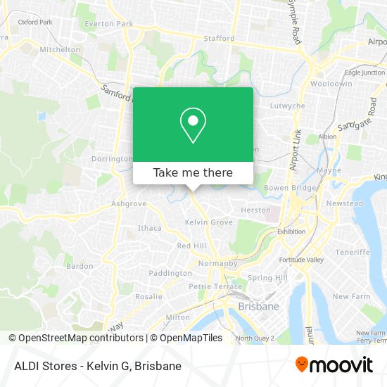 ALDI Stores - Kelvin G map