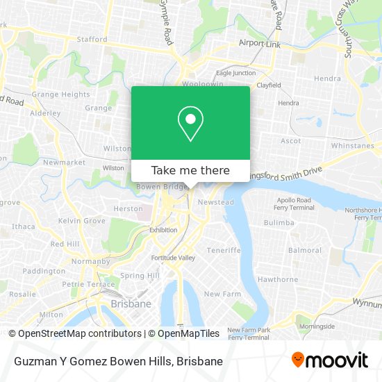 Mapa Guzman Y Gomez Bowen Hills