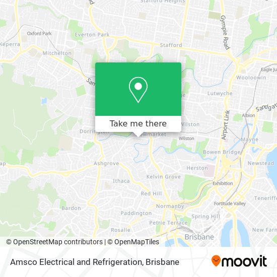 Amsco Electrical and Refrigeration map