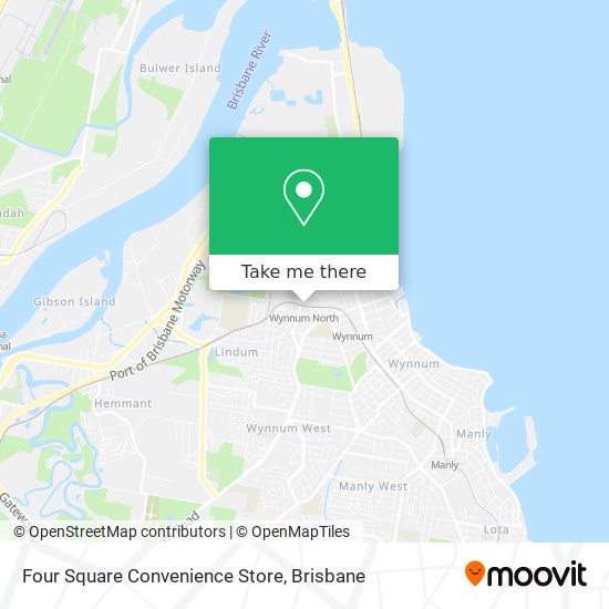 Four Square Convenience Store map
