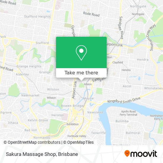 Sakura Massage Shop map