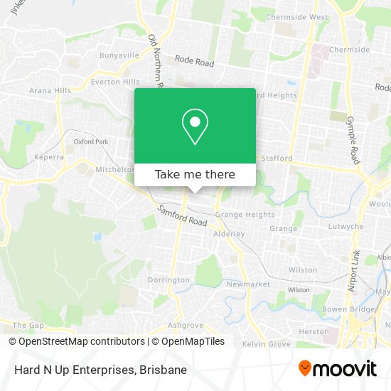 Hard N Up Enterprises map