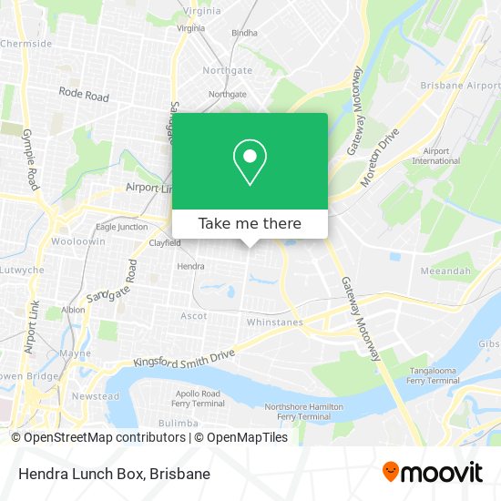 Hendra Lunch Box map