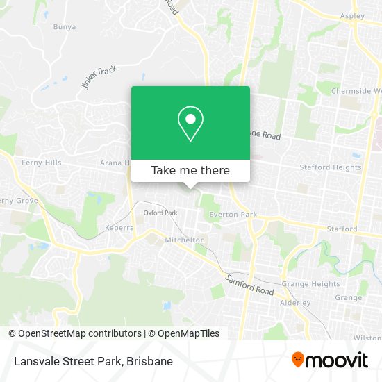 Lansvale Street Park map