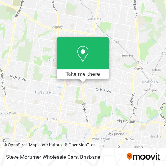 Steve Mortimer Wholesale Cars map