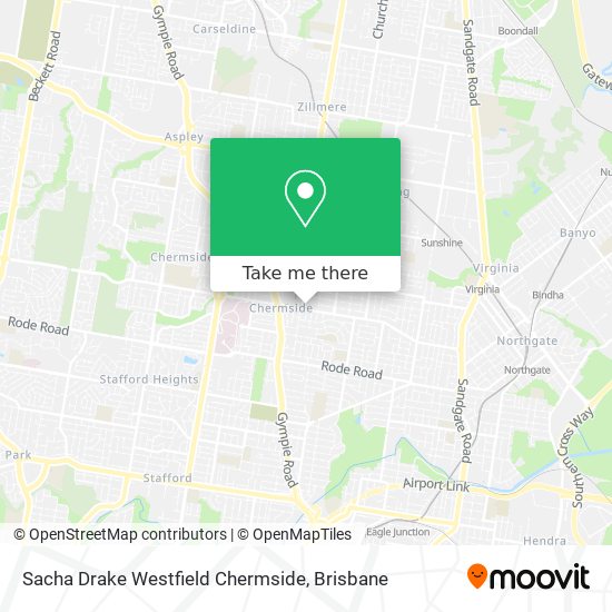 Sacha Drake Westfield Chermside map