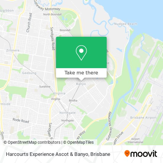 Harcourts Experience Ascot & Banyo map