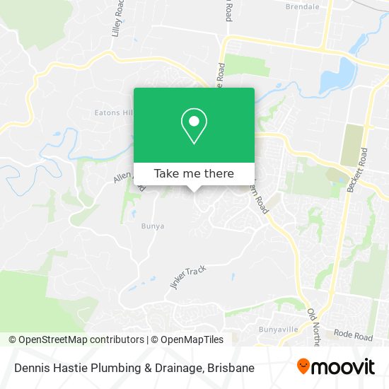 Dennis Hastie Plumbing & Drainage map