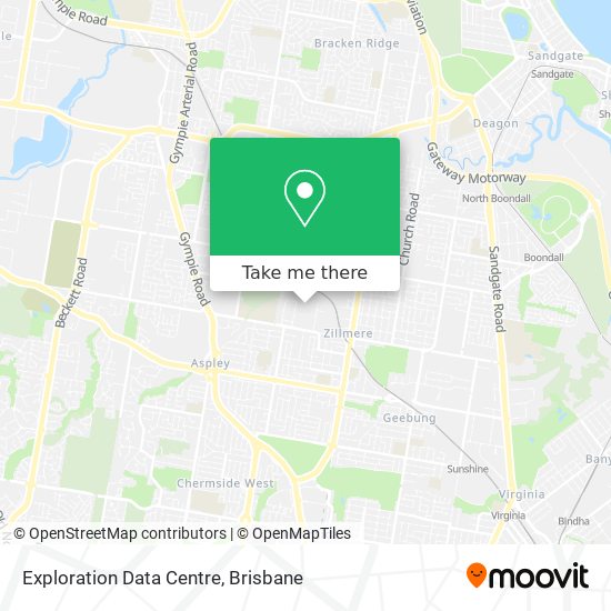 Exploration Data Centre map