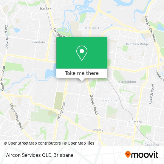 Aircon Services QLD map