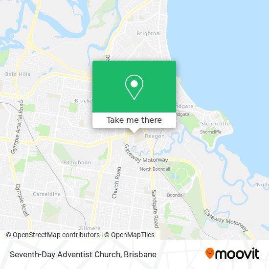 Seventh-Day Adventist Church map