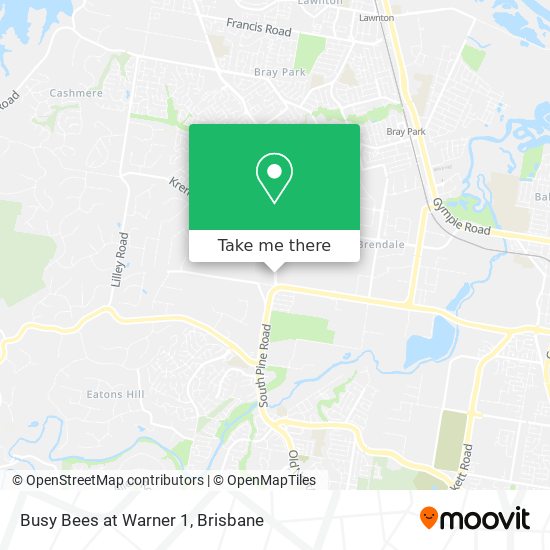 Busy Bees at Warner 1 map