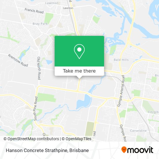 Hanson Concrete Strathpine map