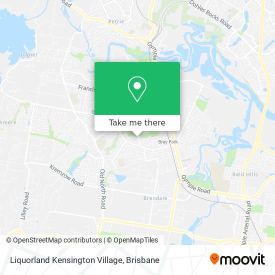 Liquorland Kensington Village map
