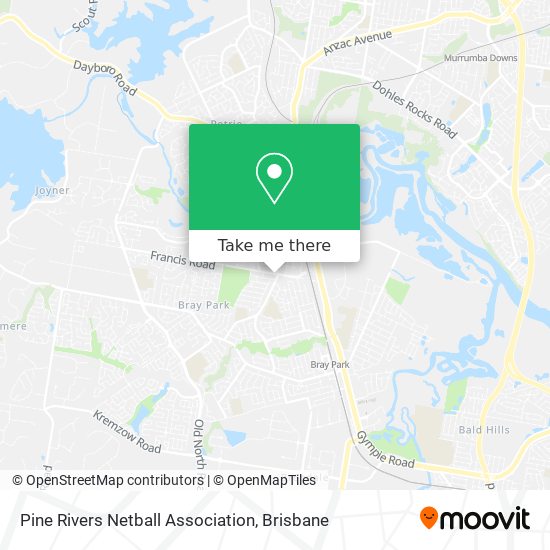 Pine Rivers Netball Association map