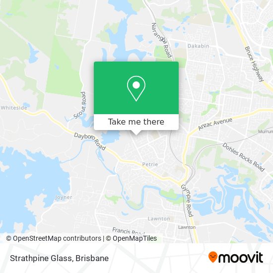 Mapa Strathpine Glass