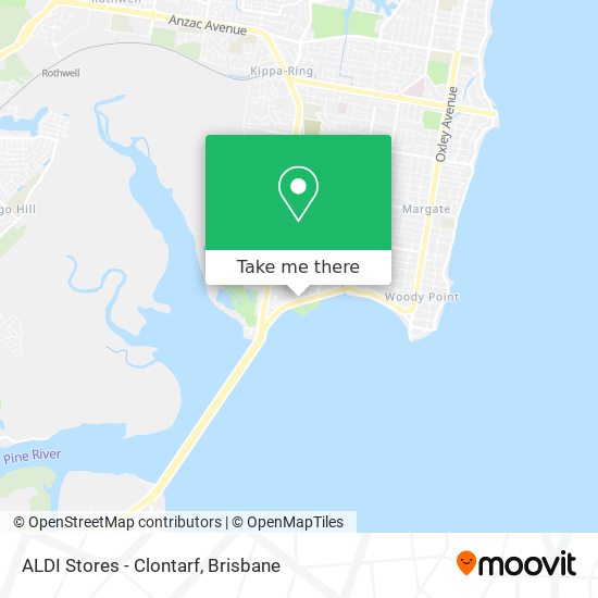 ALDI Stores - Clontarf map