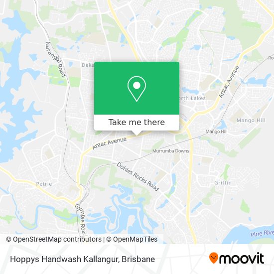 Hoppys Handwash Kallangur map