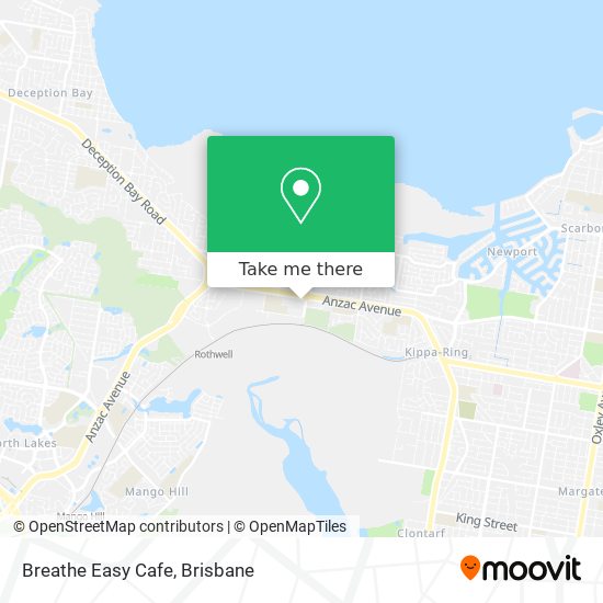 Breathe Easy Cafe map