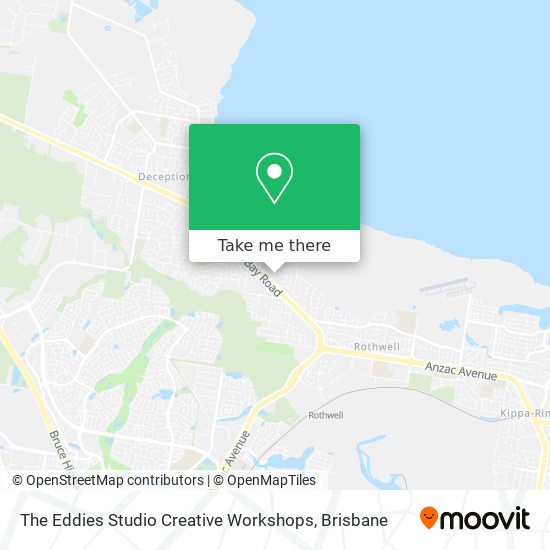 The Eddies Studio Creative Workshops map