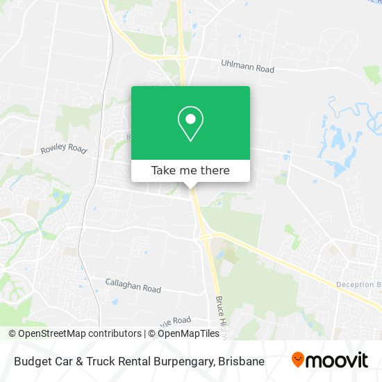 How to get to Budget Car & Truck Rental Burpengary in Brisbane by Bus or Train?