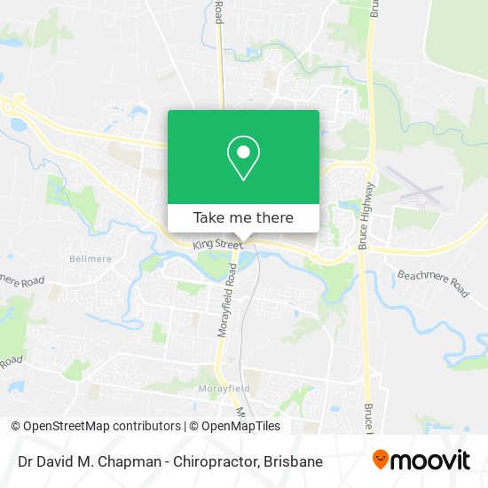 Dr David M. Chapman - Chiropractor map
