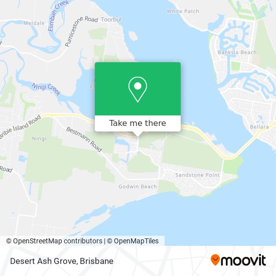 Desert Ash Grove map