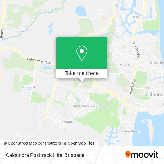 Caloundra Positrack Hire map