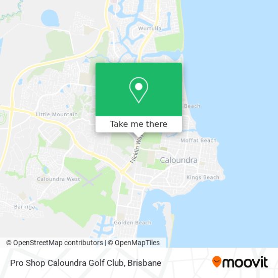 Pro Shop Caloundra Golf Club map