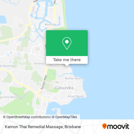 Kamon Thai Remedial Massage map