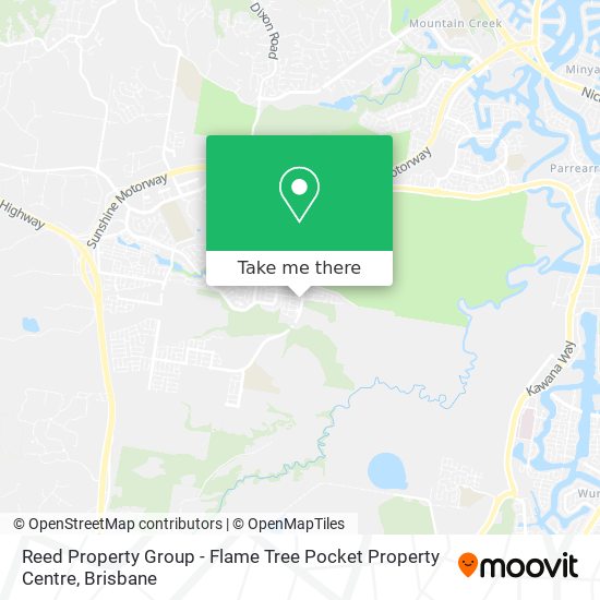 Reed Property Group - Flame Tree Pocket Property Centre map