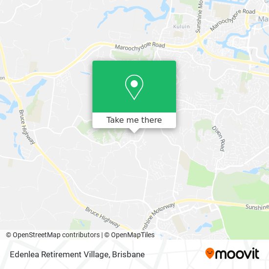 Edenlea Retirement Village map