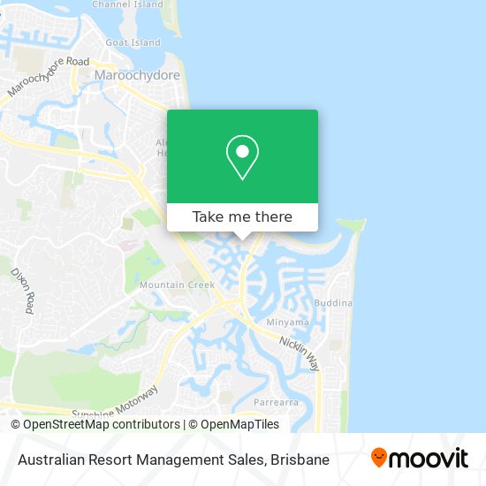 Australian Resort Management Sales map