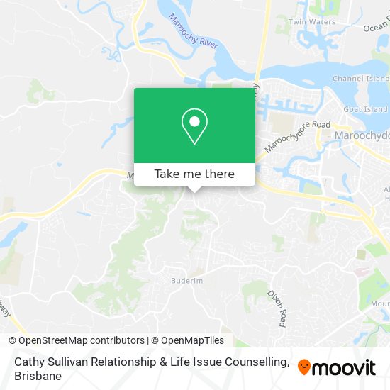 Cathy Sullivan Relationship & Life Issue Counselling map