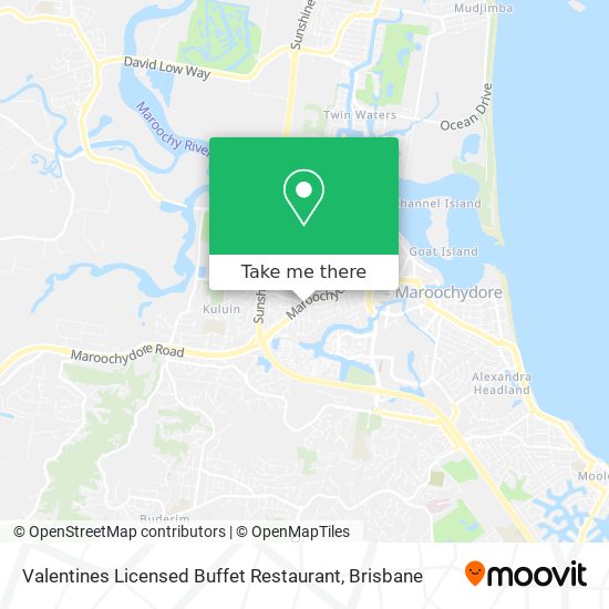 Valentines Licensed Buffet Restaurant map