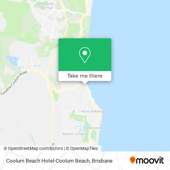 Coolum Beach Hotel-Coolum Beach map