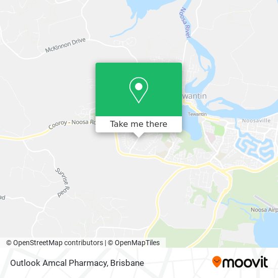 Outlook Amcal Pharmacy map