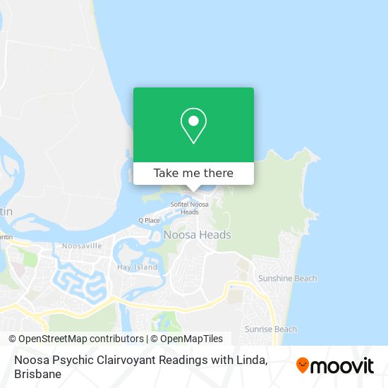 Noosa Psychic Clairvoyant Readings with Linda map