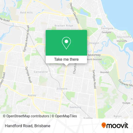 Handford Road map