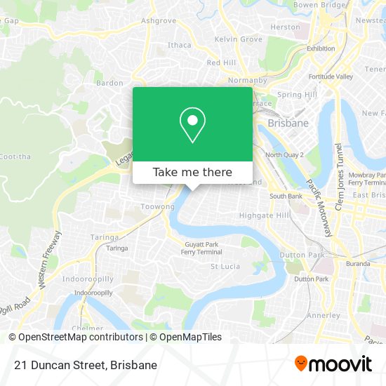 21 Duncan Street map