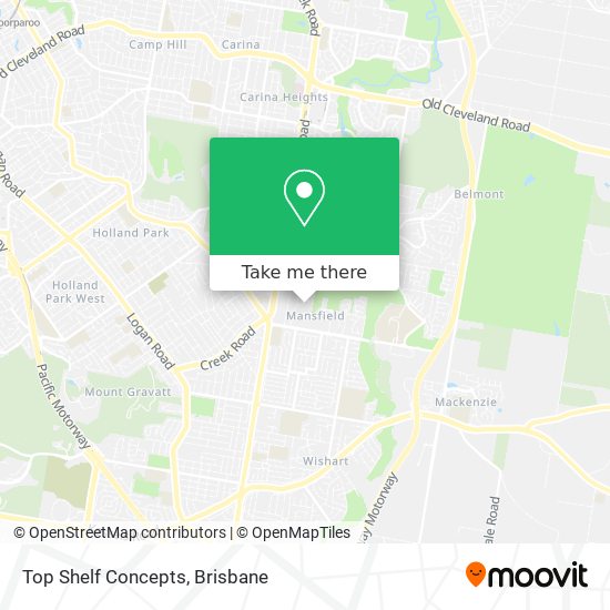 Top Shelf Concepts map