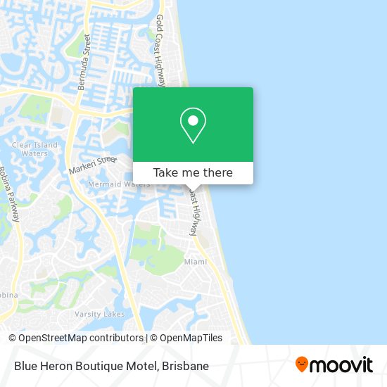 Blue Heron Boutique Motel map