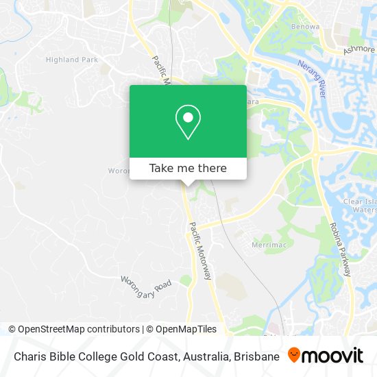 Charis Bible College Gold Coast, Australia map