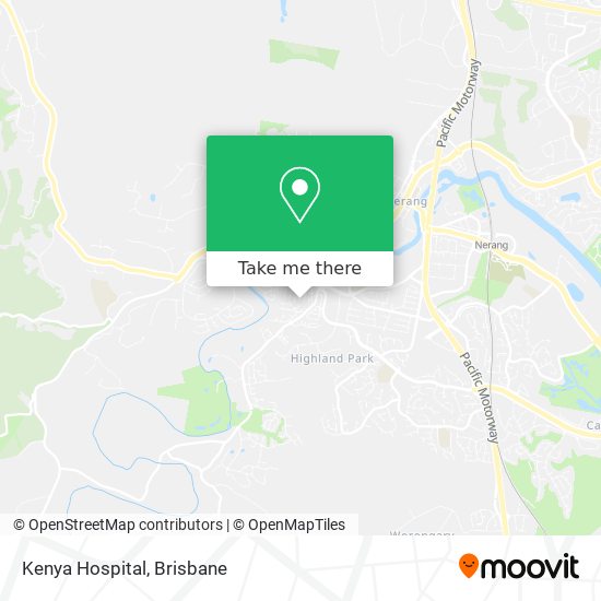Kenya Hospital map