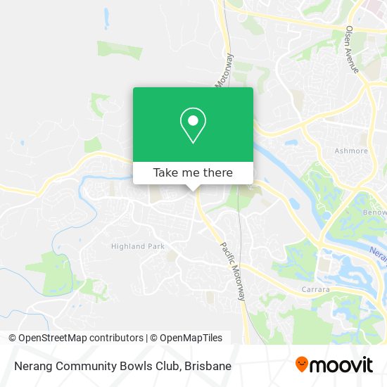 Nerang Community Bowls Club map