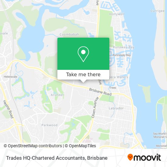 Trades HQ-Chartered Accountants map