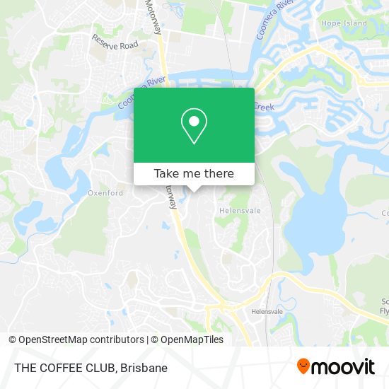 THE COFFEE CLUB map