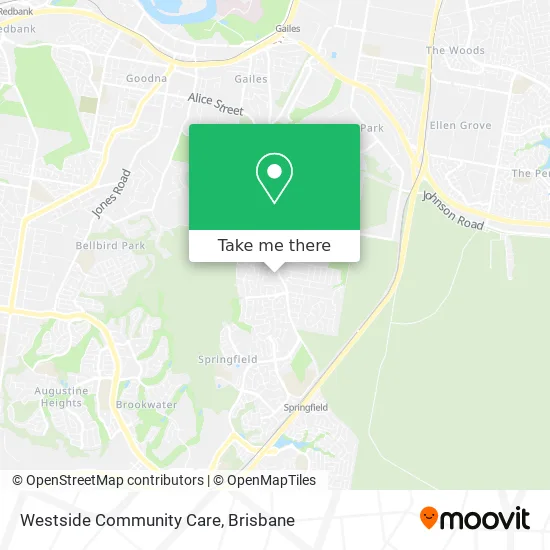 Westside Community Care map