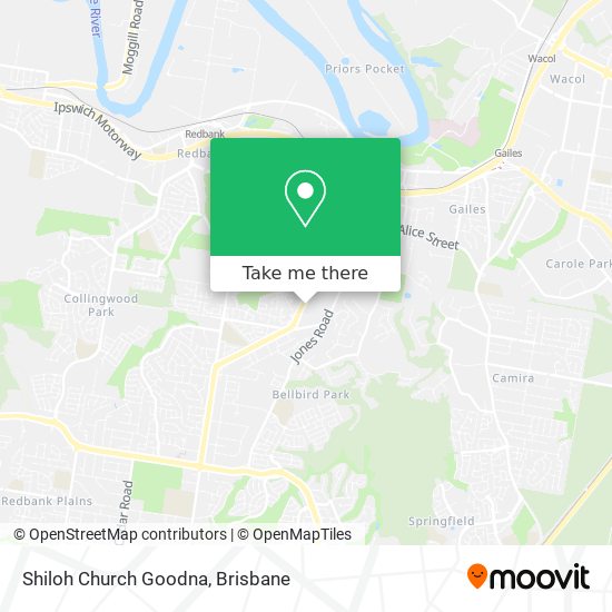 Shiloh Church Goodna map